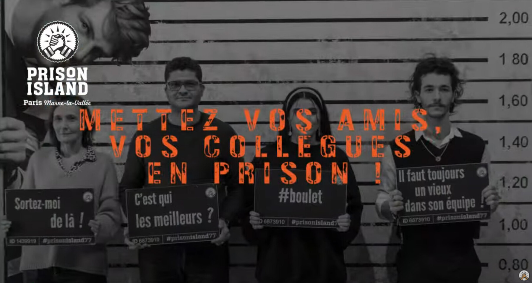 Photobooth team building Prison Island 77 – activité Fort Boyard près de Paris en Seine-et-Marne